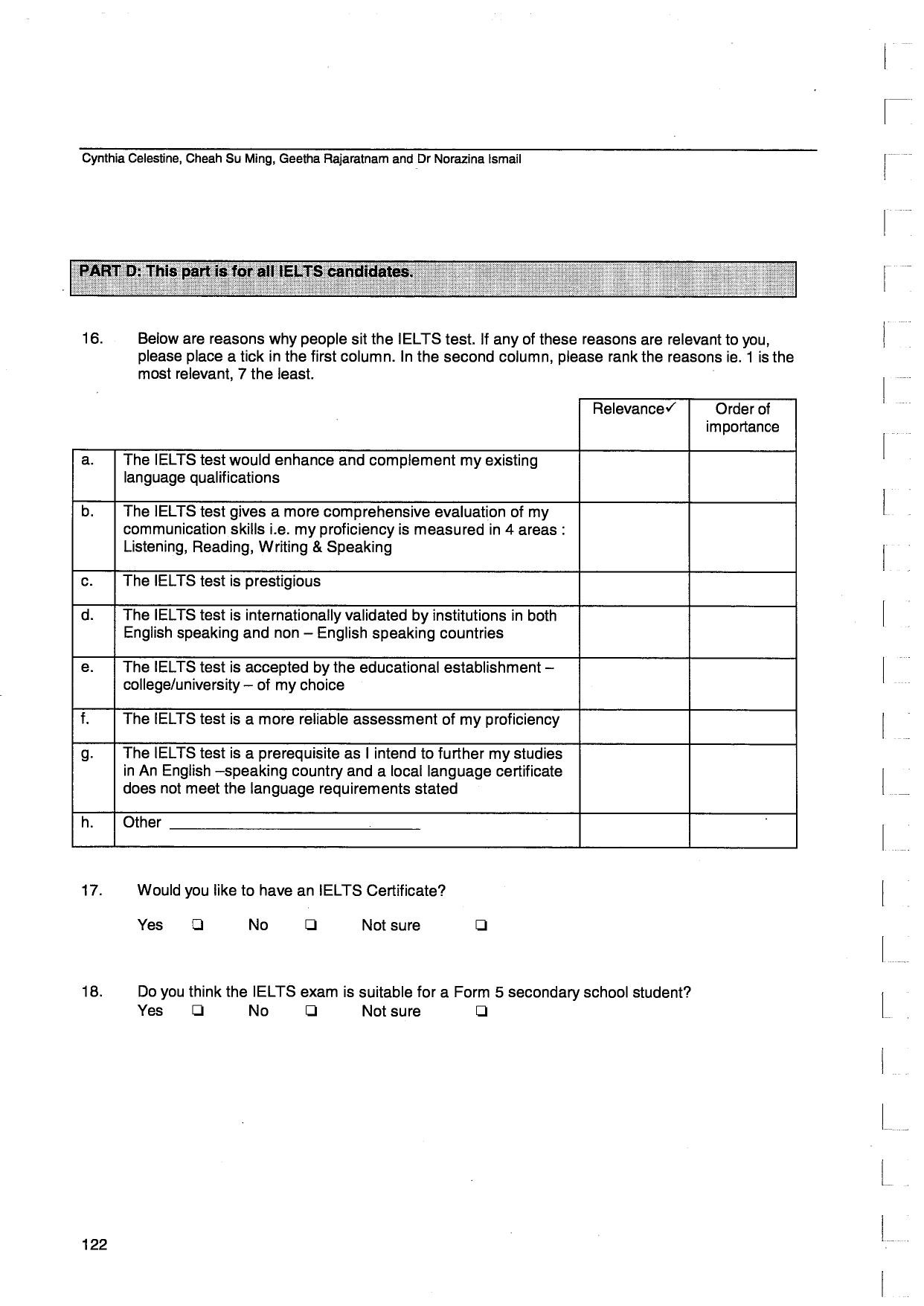 Questionnaire page 6