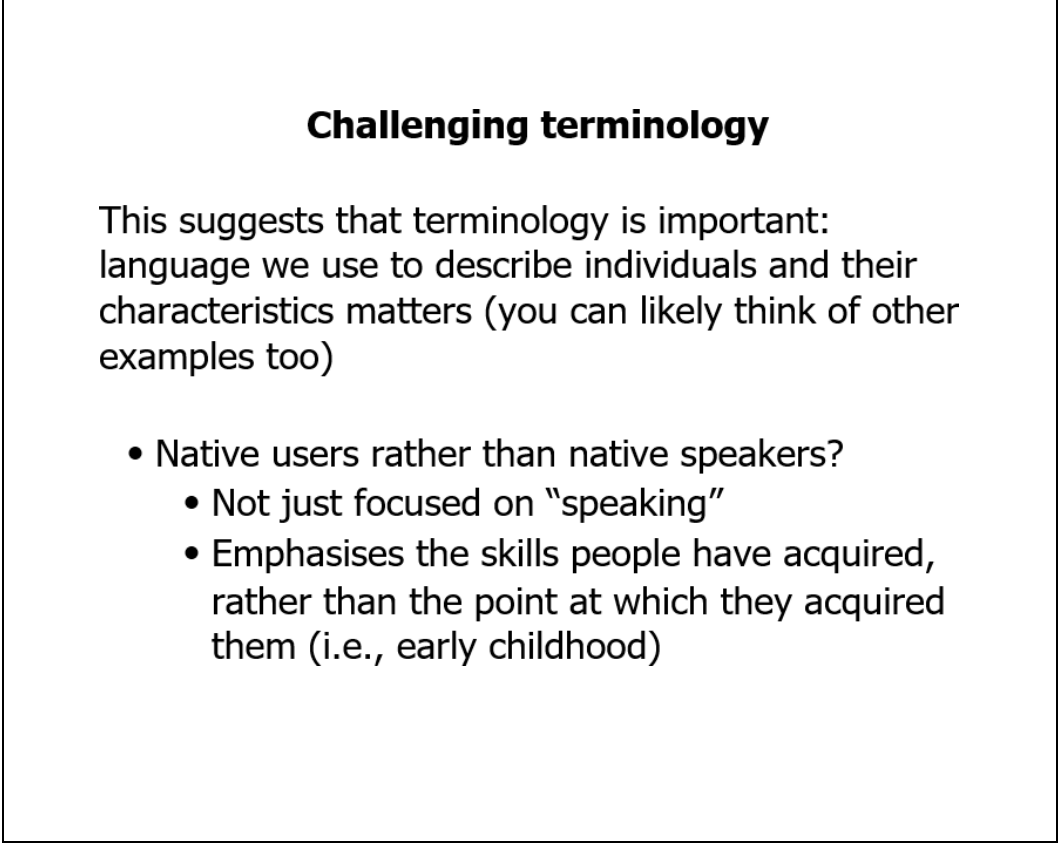 Figure 12: Lecture A Topic Heading + Summary slide