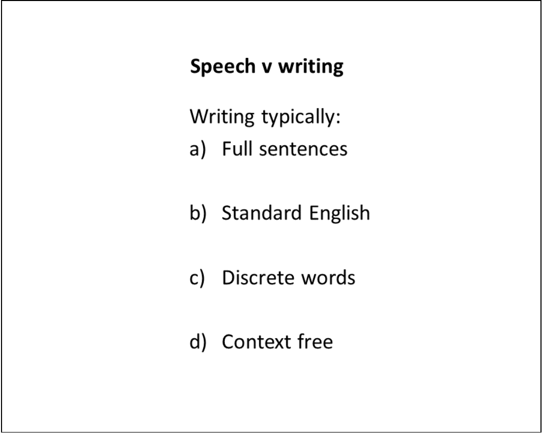 Figure 13: Lecture C Topic Heading only slide